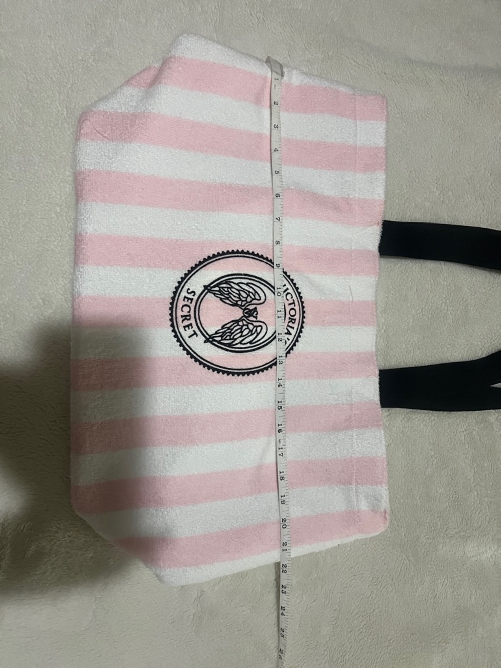 NWT Victoria’s secret terry strips tote bag - Picture 7 of 8